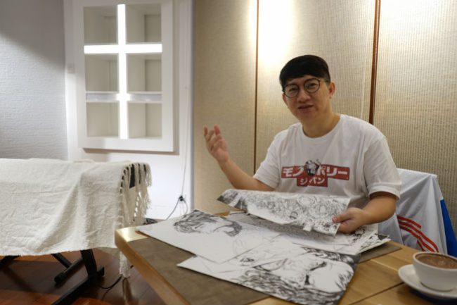 漫畫《我是王》 張文偉創耶穌形象畫出電影感