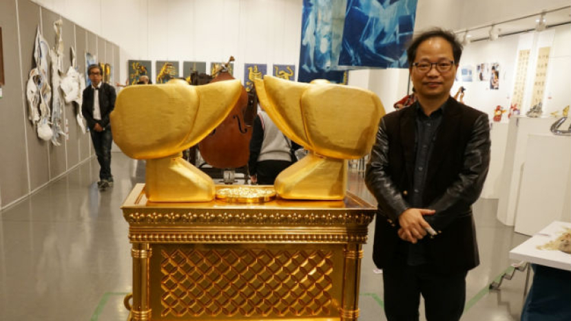 「祝福亞洲」藝術作品水平高 真實比例金約櫃甚有特色