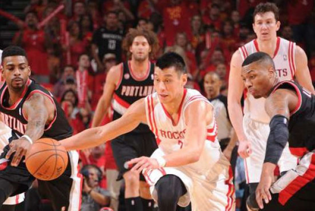 林書豪絕地反擊力擒開拓者 享受為上帝打球