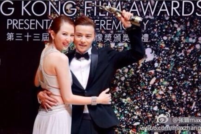 張晉奪男配金像獎感謝神 感激蔡少芬支持