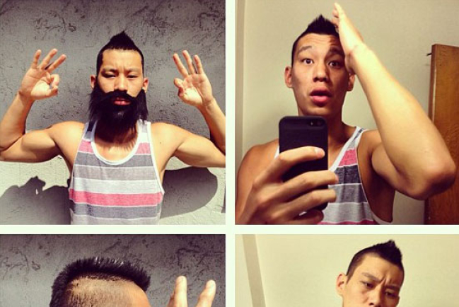 林書豪自扮哈登大鬍照惹數千球迷樂翻天