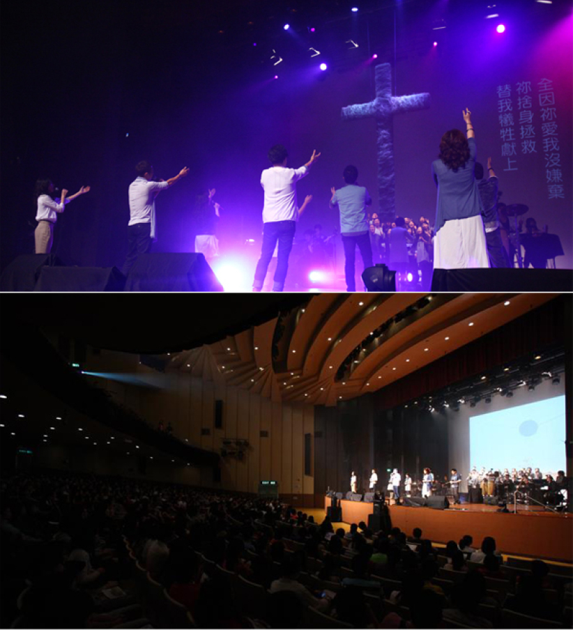 同心圆「祝福自己」敬拜会逾千人参加