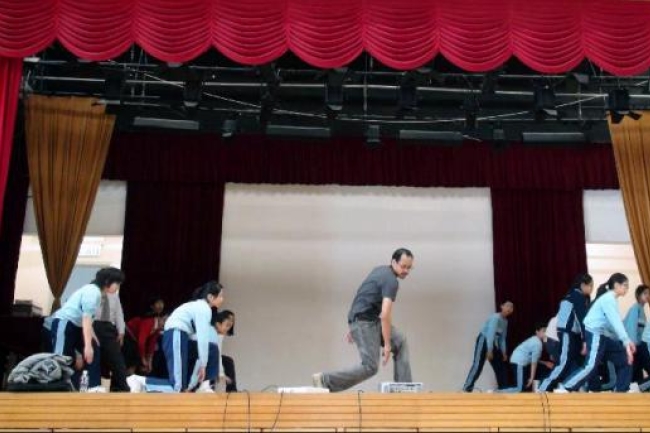 學生參與音樂劇《毒裁者》宣傳反吸毒