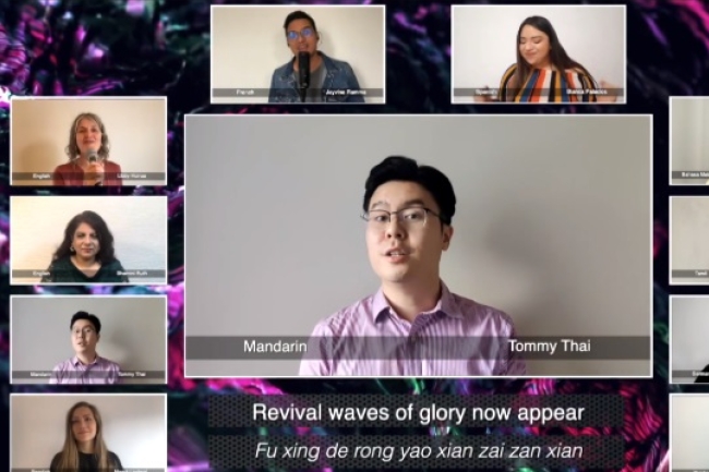 音樂跨越界限：51國語言頌唱復興之歌