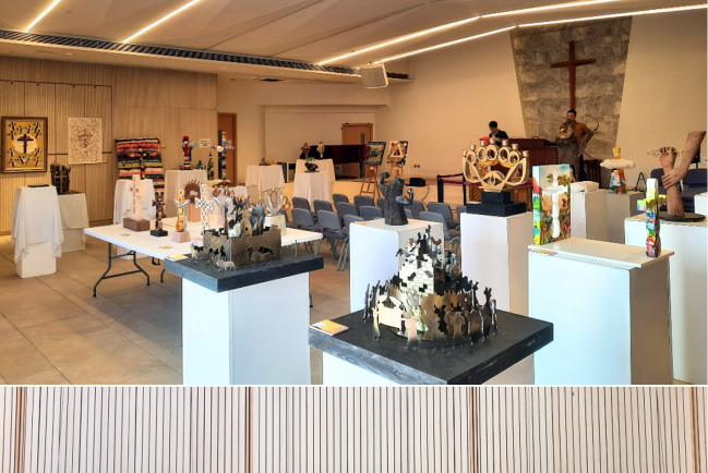 「燃亮生命愛與光藝術展」44件藝術品進駐觀潮浸信會點亮社區