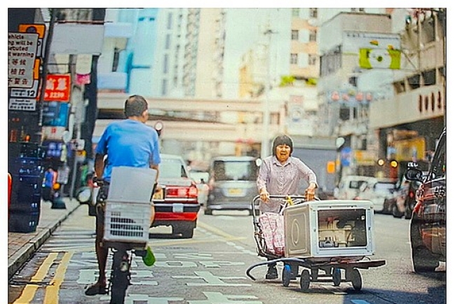 拾荒者《彎腰體驗攝影展覽》圖庫