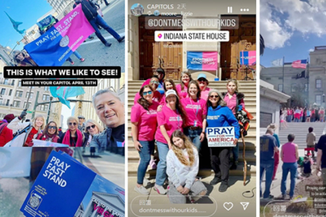 美國50州家長集會祈禱 反對學校隱瞞誘子女性別認同