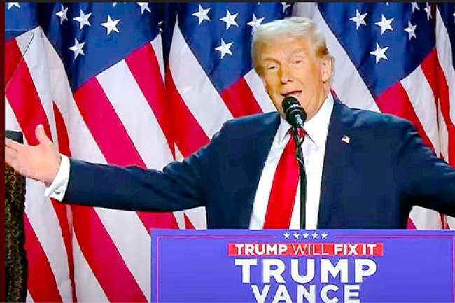 特朗普重奪美國總統寶座：神保全我生命有原因！