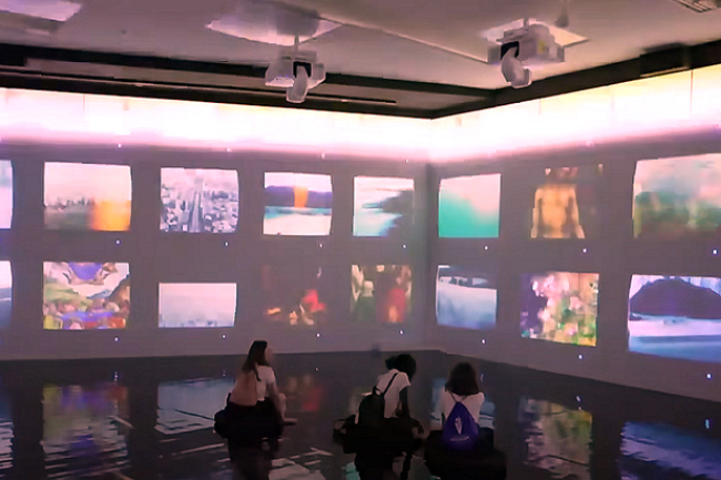 聖經博物館3D激光 觀眾與牆壁互動預嘗天堂