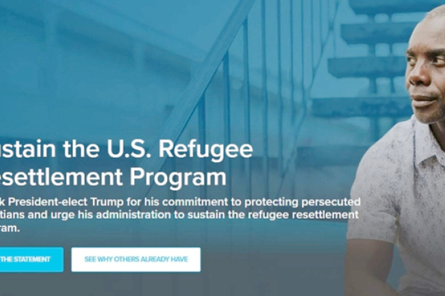 美國福音派領袖敦促特朗普保留難民安置計劃