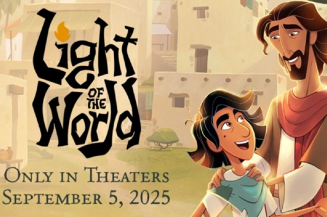 耶穌主題2D動畫片《世界之光》下週登陸美國院線