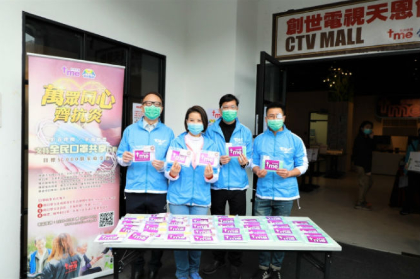 影音使团抗炎行动第一波 艺人送千口罩「疫」境祝福   