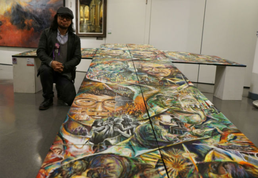 「祝福亚洲」艺术作品水平高 真实比例金约柜甚有特色