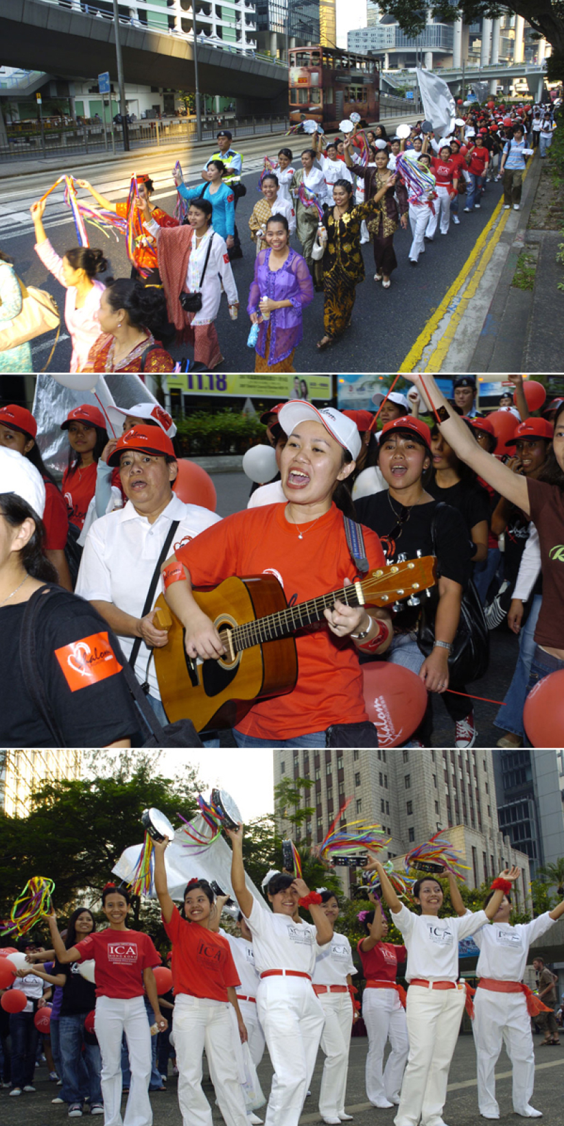 浩荡队伍维园步至中环 一路为香港祈祷祝福——心爱香港大巡游图辑（二）