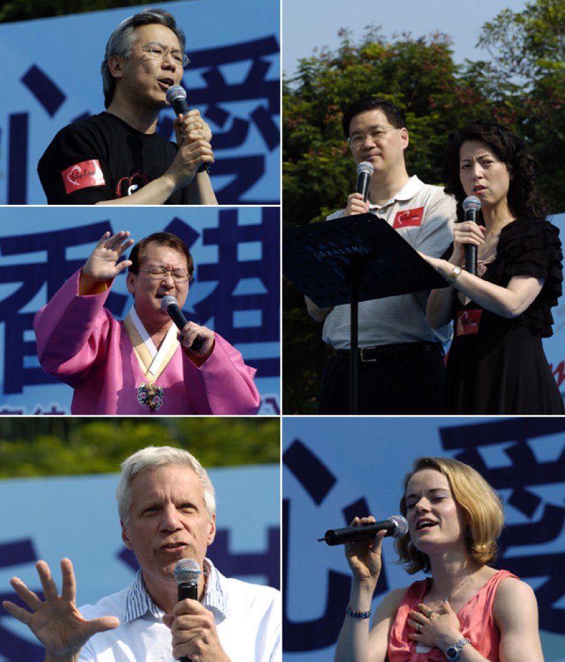 近萬信徒維園宣誓 立志服侍貧窮人 ——心愛香港大巡遊圖輯（一）