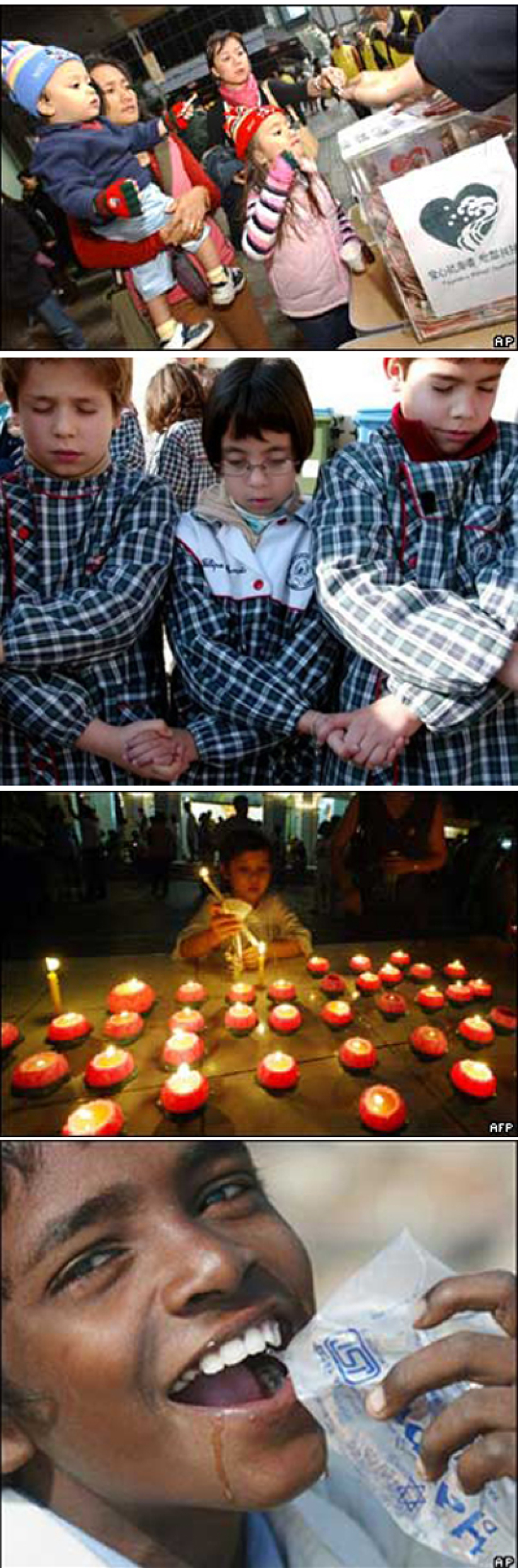 孩子眼中的世紀災難