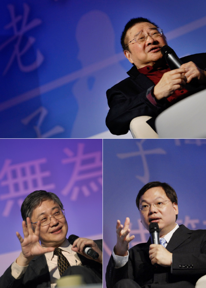 施永青、林以諾和倪匡笑談人生哲學