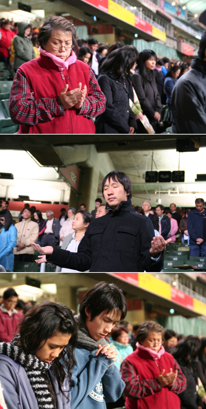 信徒無懼寒風出席葛佈奉獻禮 求主潔淨賜福