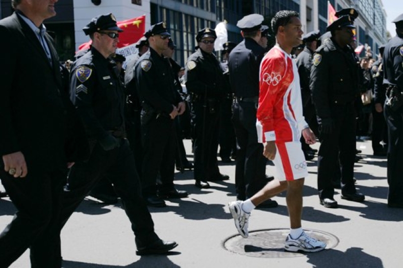 奧運火炬三藩市現鬧劇 未阻中國同胞呼籲和平