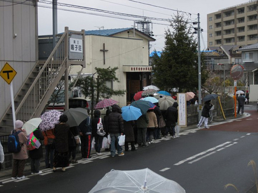 救世军救援队伍继续赈济日本灾民