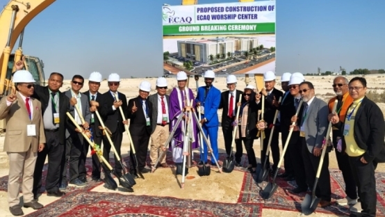 ECAQ worship center ground breaking