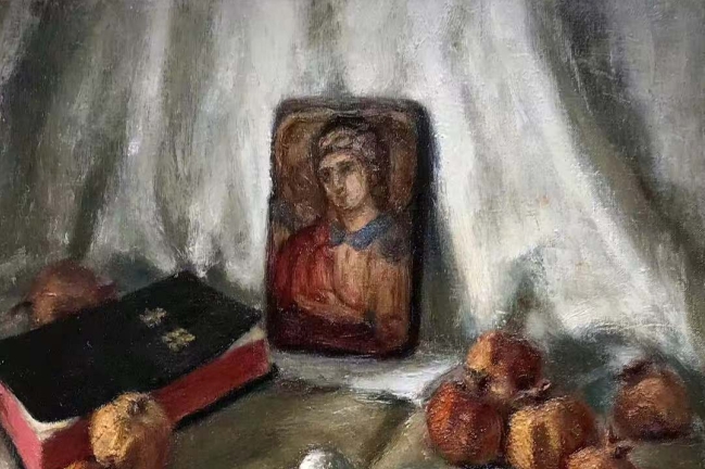 黃斌,《天使的信息》,60x50,2021年