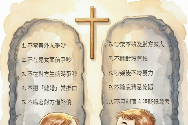 【守護家庭365】夫妻十戒:為婚姻守住愛的紅線