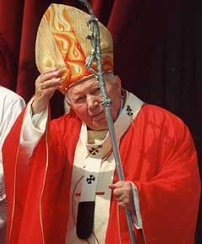 教皇若望保羅二世慶祝八十四歲生日