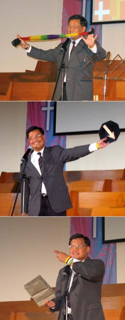 「嶺」出新天地佈道會  精彩魔術帶出人生真理