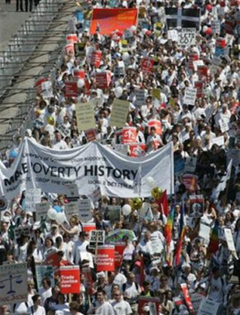 廿萬人示威者抵愛丁堡參加大型反貧窮遊行 • 教宗熱切希望全球貧困終有一天成為歷史