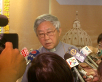 「民主鬥士」陳日君主教申請退休，笑言繼任人選自有天主安排