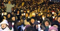 兩萬民眾聚集首爾，為北韓舉行燭光祈禱