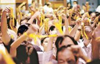 千人唱詩祈禱 祝願程翔早日回家