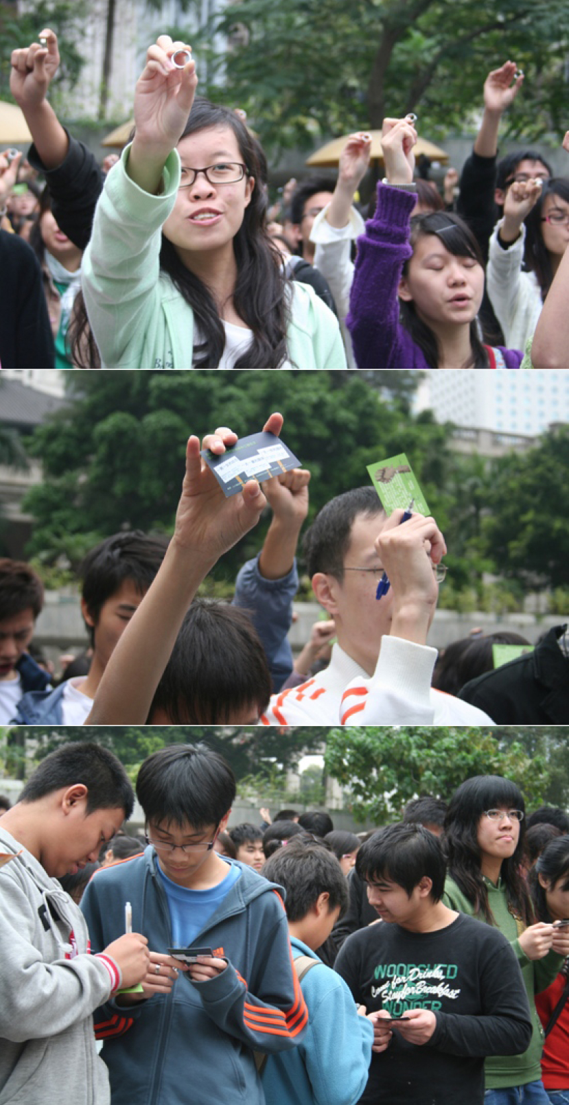 向世界宣告：我們是願意追求聖潔的青年人