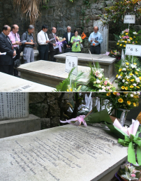 馬禮遜墓地獻花 中華基督教會向先賢致敬