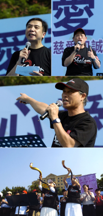 近萬信徒維園宣誓 立志服侍貧窮人 ——心愛香港大巡遊圖輯（一）