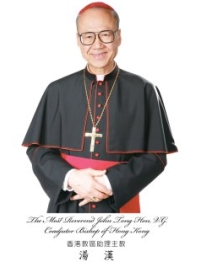 湯漢受任香港天主教教區陳日君樞機接班人