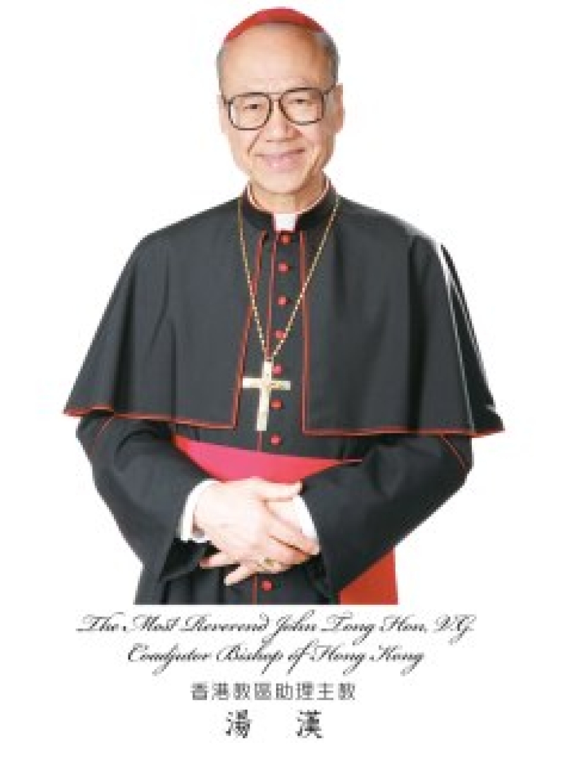 湯漢受任香港天主教教區陳日君樞機接班人