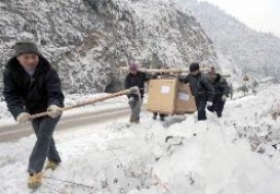 基督教機構紛紛加入為中國雪災救援工作