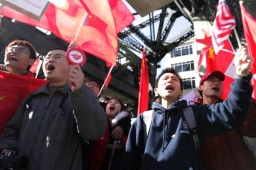 奧運火炬三藩市現鬧劇 未阻中國同胞呼籲和平