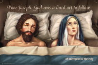 紐西蘭教會耶穌父母同床海報引發爭論