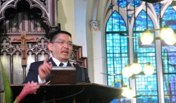 合一崇拜上 傅三川上校講「你們就是這些事的見證」