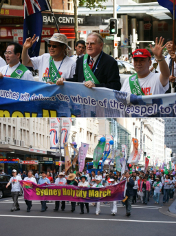 「悉尼聖城大遊行」五百人參加 為城市帶來亮光