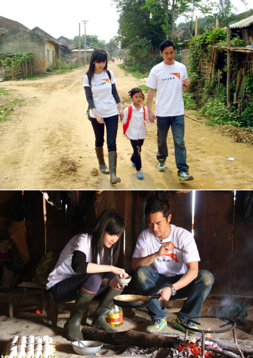 周慧敏、鄭嘉穎探訪越南助養囝囡 深感貧困孩子艱辛生活