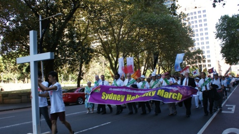 澳洲聖城大遊行 基督徒不分種族同抗敗壞風