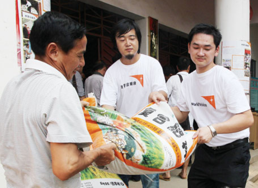 宣明會協助中國江西水災災民復耕