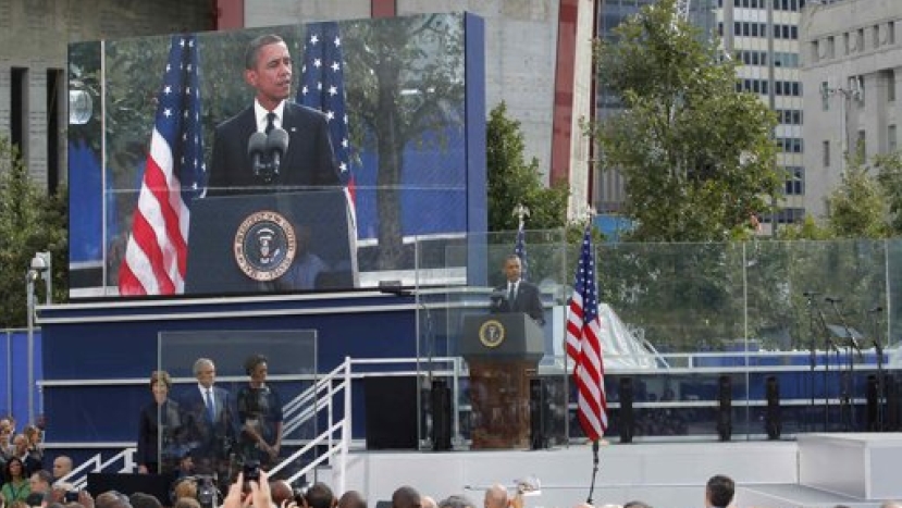 911十週年 奧巴馬領眾以讀經禱告紀念