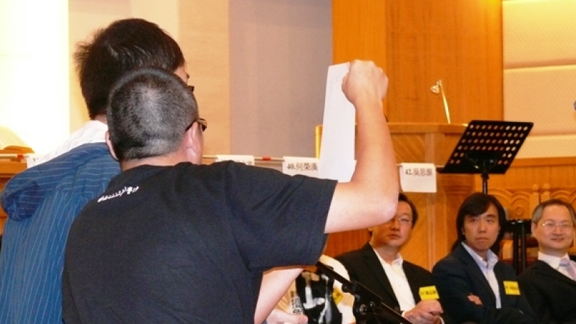 不滿教內普選安排 回基盟八成員公佈退選