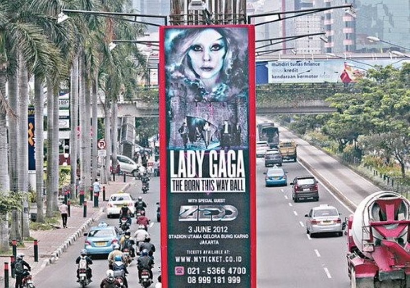 Lady Gaga印尼演唱會遭反對而取消