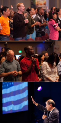 美國華人聯合多種族教會 逾五百人「為美國呼求」